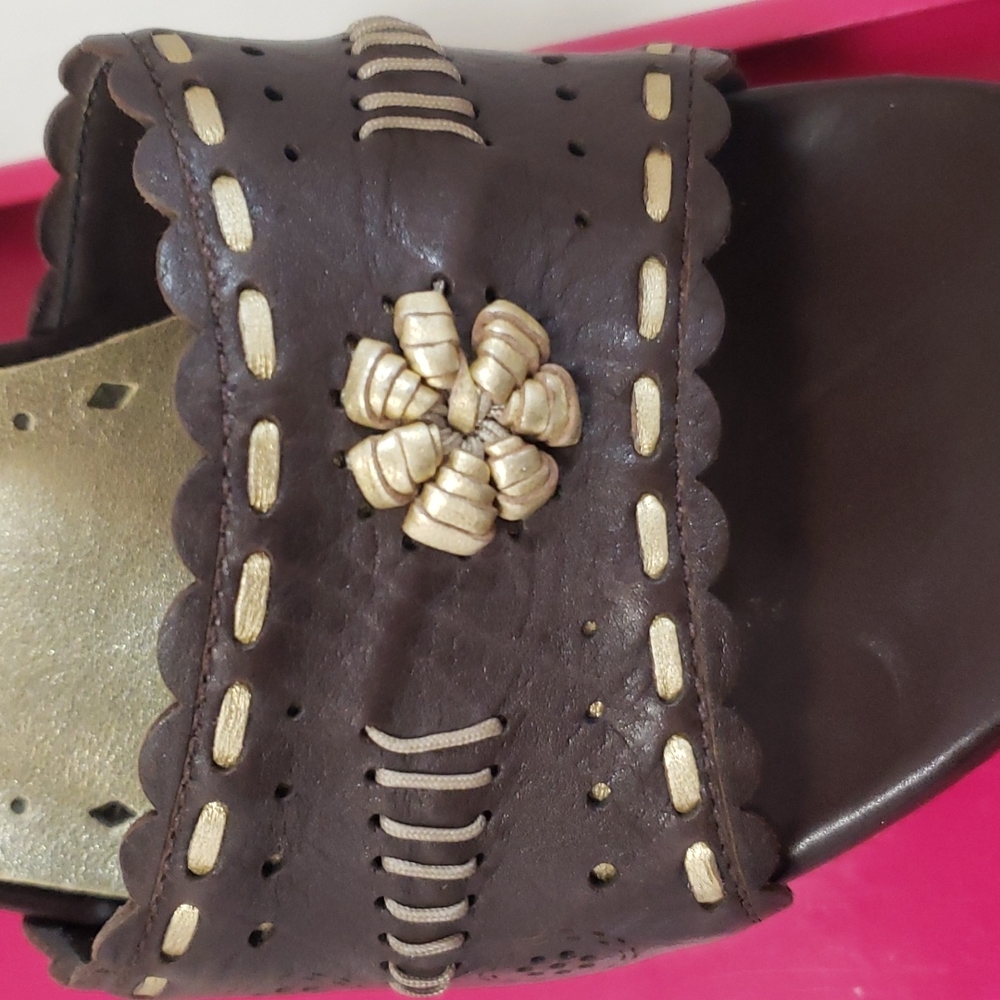 Leather platform mules - Picture 3 of 10